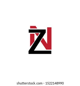 Letter ZN New Logo Vector