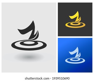 Letter ZO monogram logo creative modern elegant company identity with square apps concept