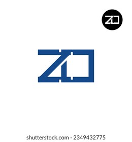 Letter ZO Monogram Logo Design