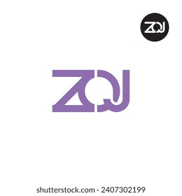 Letter ZOJ Monogram Logo Design