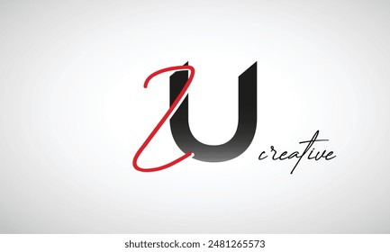 Letter ZU Creative Clean Logo Design