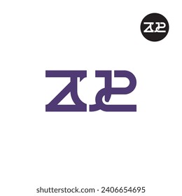 Diseño de logotipo de monograma ZU2
