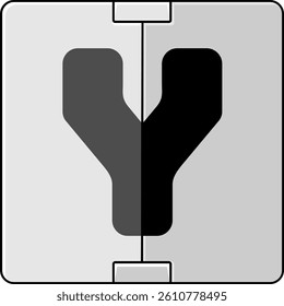 Letterboard Letter Vector Element Alphabet Y