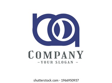 lettered logo with "booq" for an attractive and simple company