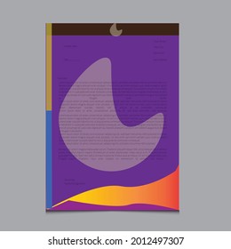 Letterhead Art work Design Template