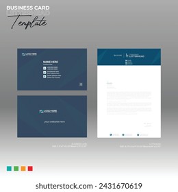 letterhead and business card for any kind of use
