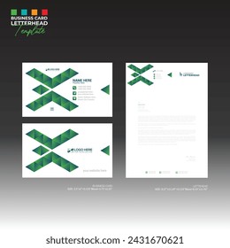 letterhead and business card for any kind of use