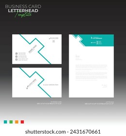 letterhead and business card for any kind of use