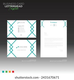 letterhead and business card for any kind of use