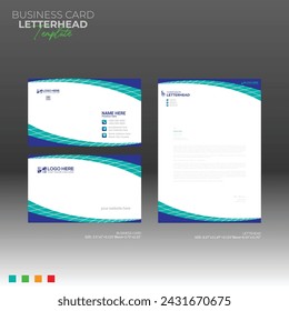 letterhead and business card for any kind of use