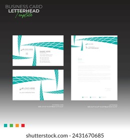 letterhead and business card for any kind of use