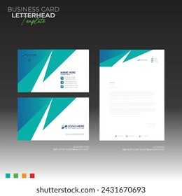 letterhead and business card for any kind of use