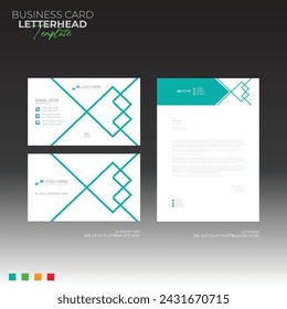 letterhead and business card for any kind of use