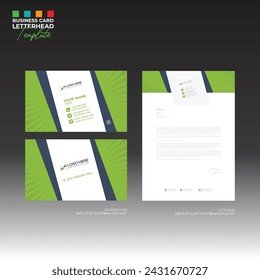 letterhead and business card for any kind of use