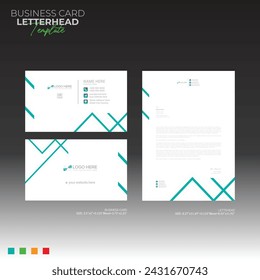 letterhead and business card for any kind of use