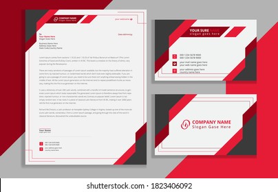 letterhead & business card templates design.