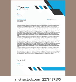 Briefkopf-Business-Vorlage kreatives Design   