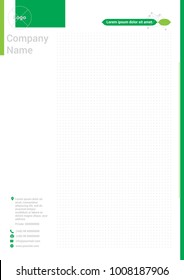 Letterhead Design, A4 Version