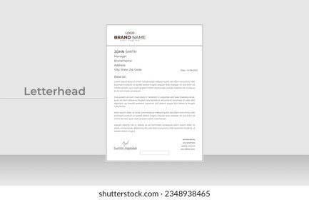 Letterhead Design with Background. This Letterhead is a set of 21 Creative and clean Letterheads Effective in color and layout Suitable for any kind of small business, entrepreneurs easy to 