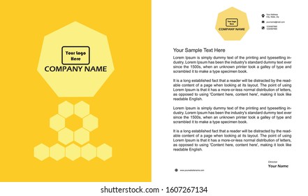Letterhead Design,  Best Vector for office document, smart office material    