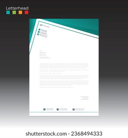 letterhead design for corporate and any best company use