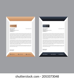 Letterhead Design. Corporate Letterhead. Creative Design.