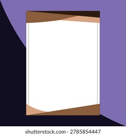 It is a letterhead design and it is a eps file.its color's are coffie ,and brown.