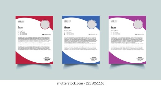 Letterhead Design Latter Design Template