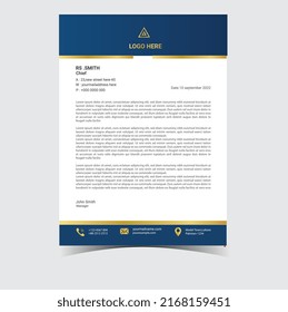 letterhead design new template vector