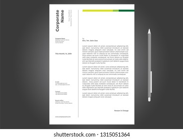 Letterhead Design Tempate