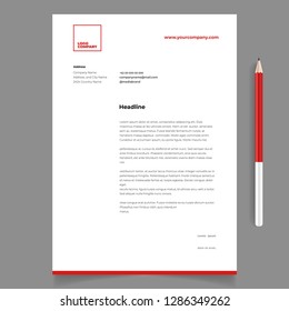 Letterhead Design Template