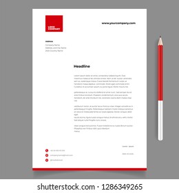 Letterhead Design Template