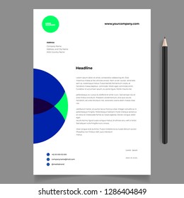 Letterhead Design Template 