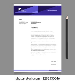 Letterhead Design Template 