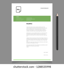 Letterhead Design Template