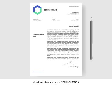 Letterhead Design Template