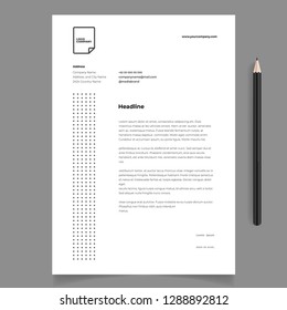 Letterhead Design Template