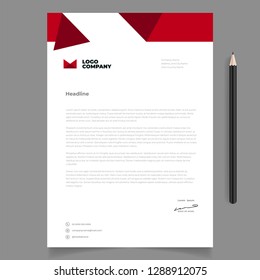 Letterhead Design Template