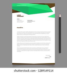 Letterhead Design Template 