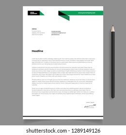 Letterhead Design Template 