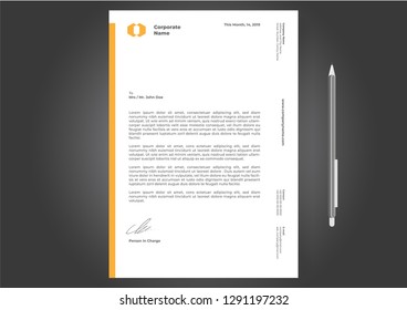 Letterhead Design Template