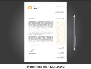 Letterhead Design Template