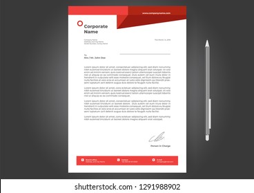 Letterhead Design Template