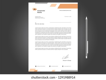 Letterhead Design Template