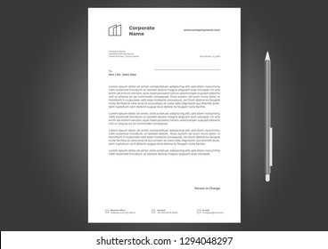 Letterhead Design Template