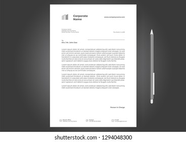 Letterhead Design Template