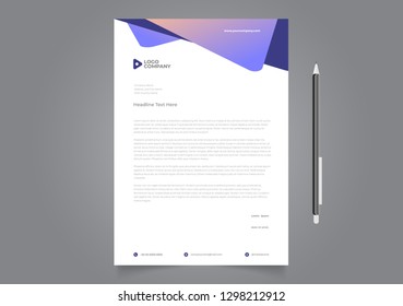 Letterhead Design Template