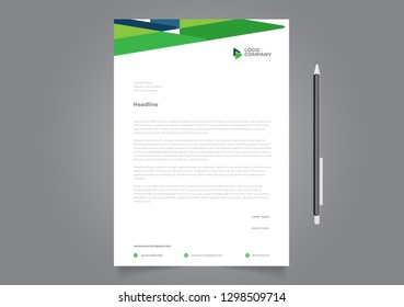 Letterhead Design Template 