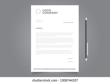 Letterhead Design Template