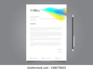 Letterhead Design Template